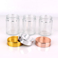 Wholesale 6oz round glass food storage jar for coffee honey spice jam